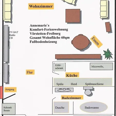 Annes Komfort Freienwohnung- Freiburg - #113243 Apartament *